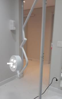 Foco refletor ambulatorial iluminação led haste flexível